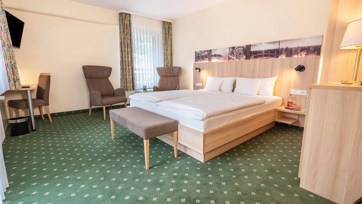 Bad Wildbad Apartment | Apartment 'Doppelzimmer' with Shared Garden and Wi-Fi