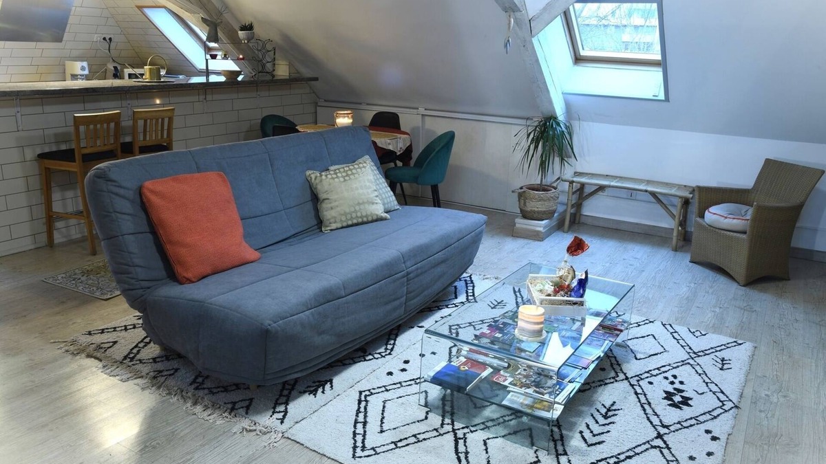 Mulhouse Apartment | Apartment 'Duplex Cosy' with Private Garden, Wi-Fi and Air Conditioning
