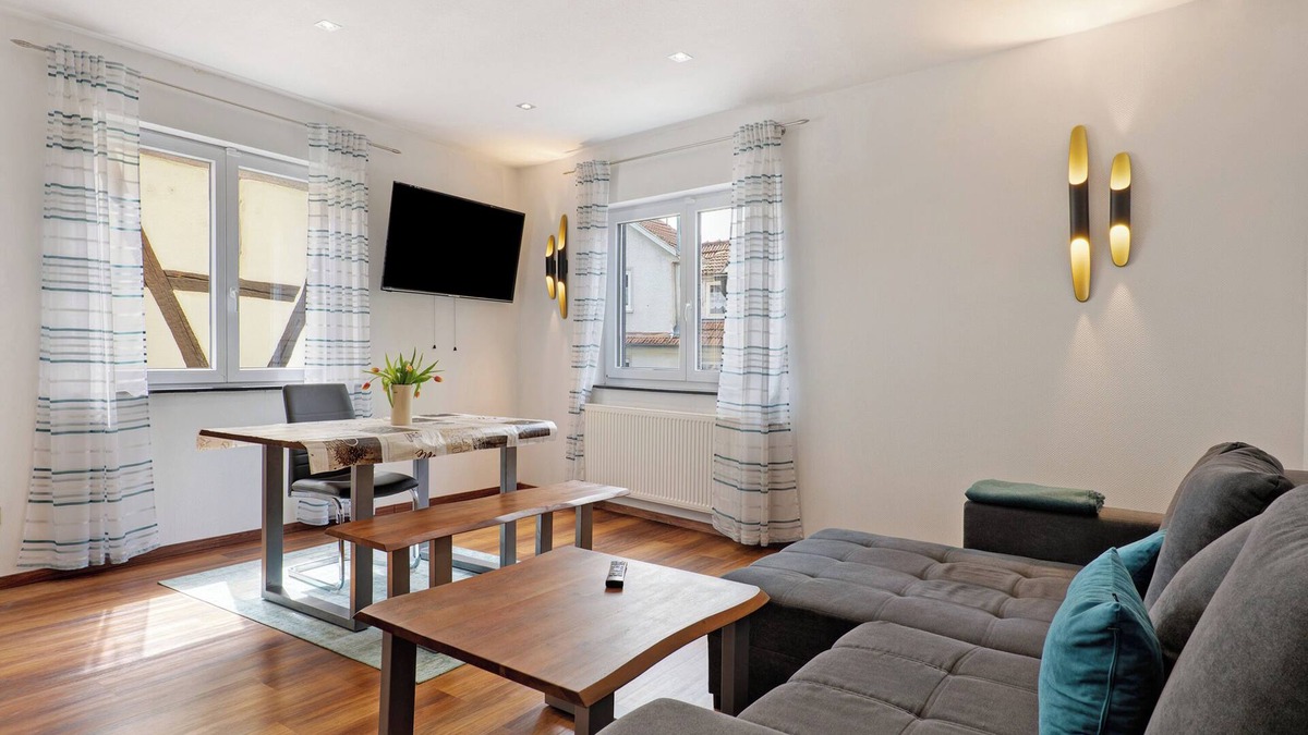 Moeckmuehl Apartment | Apartment 'Ferienwohnung Schöntal' with Wi-Fi