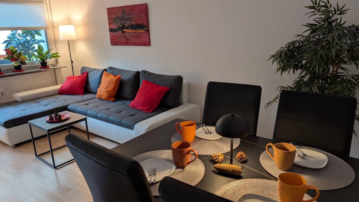 Unterkirnach Apartment | Apartment 'Fuchsbau' with Lake View and Balcony