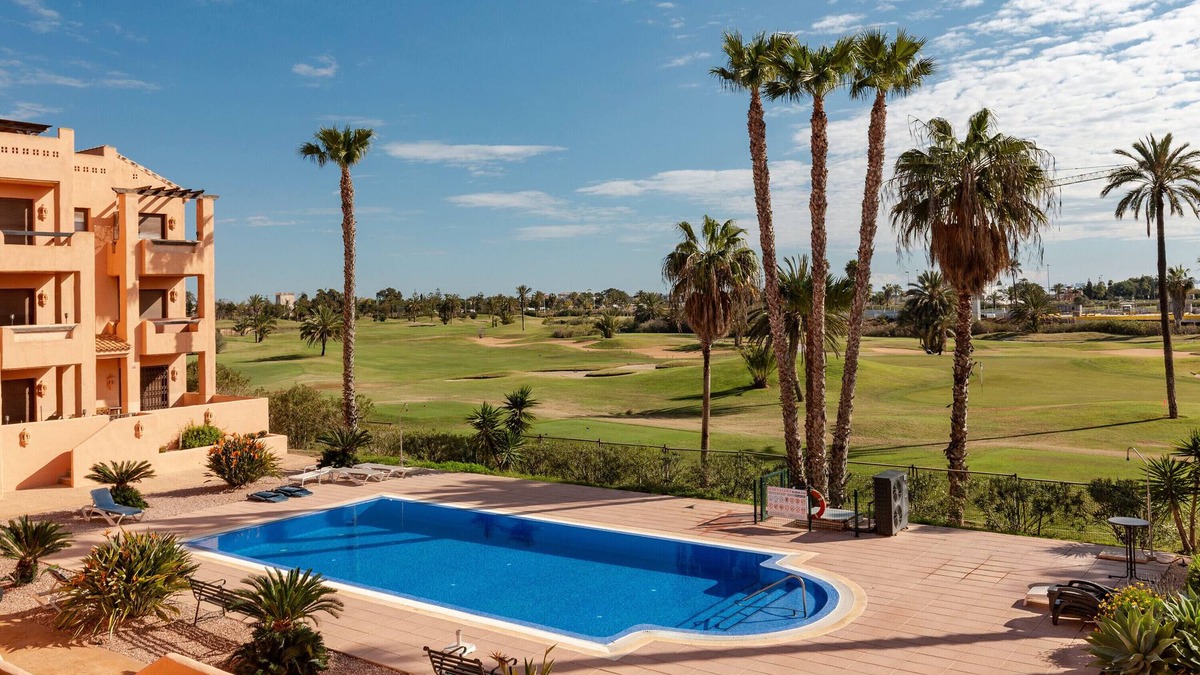 Lo Tacon Apartment | Apartment 'Golf and Sun' with Sea View, Shared Pool and Air Conditioning