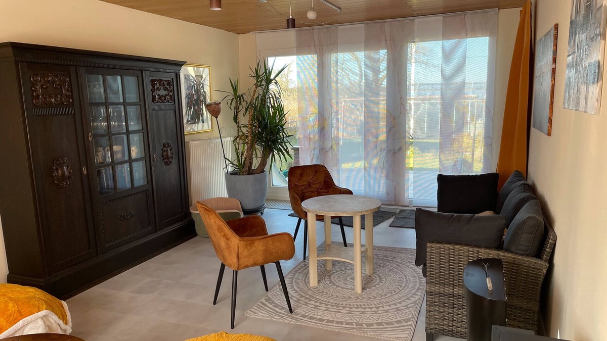 Beffendorf Apartment | Apartment 'Hund Und Kind' with Shared Terrace, Shared Garden and Wi-Fi