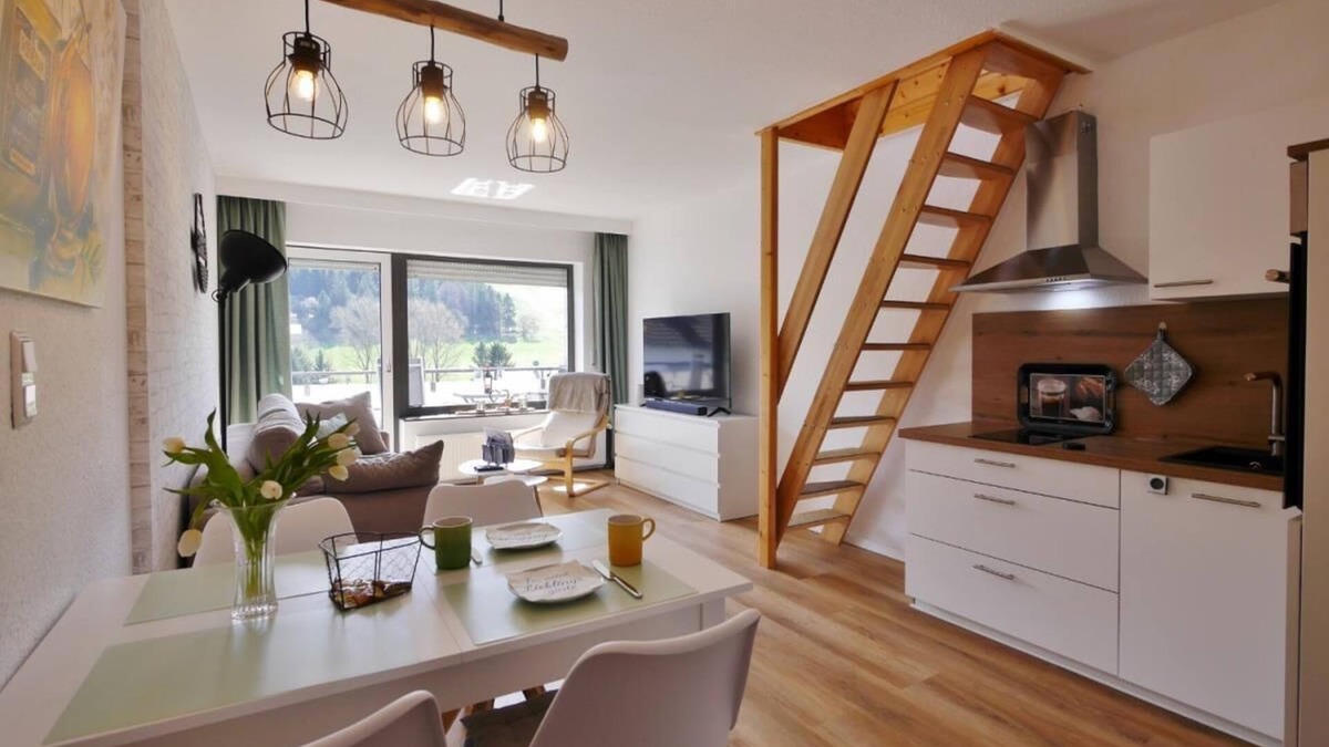 Usseln Apartment | Apartment "HappyNest" with indoor pool/sauna