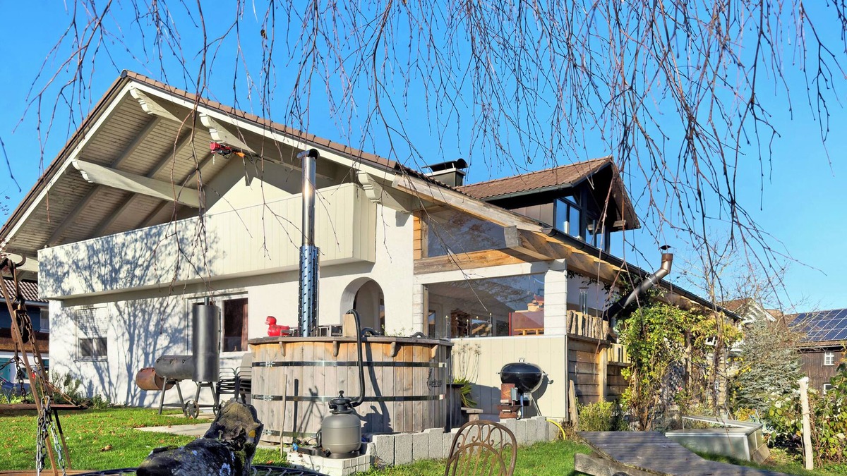 Opfenbach Apartment | Apartment 'Haus Steigstrasse' with Mountain View, Private Terrace and Wi-Fi