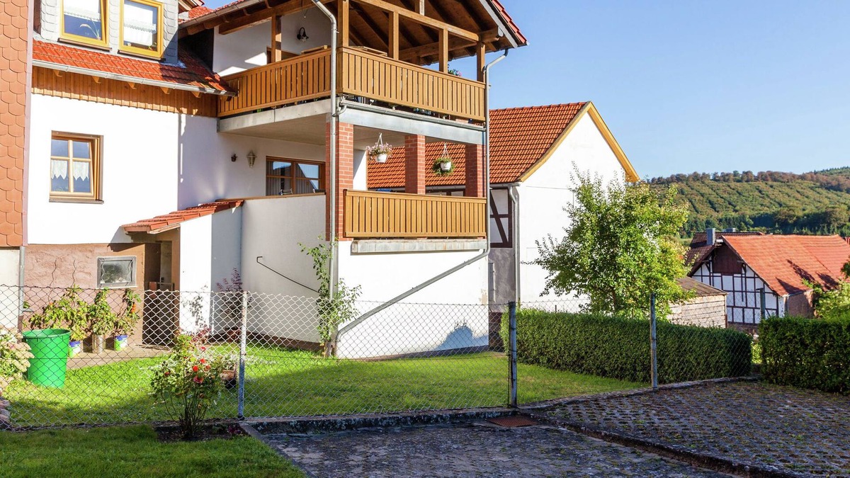 Densberg Apartment | Apartment in the Kellerwald National Park, with balcony and easy access to a host of destinations.