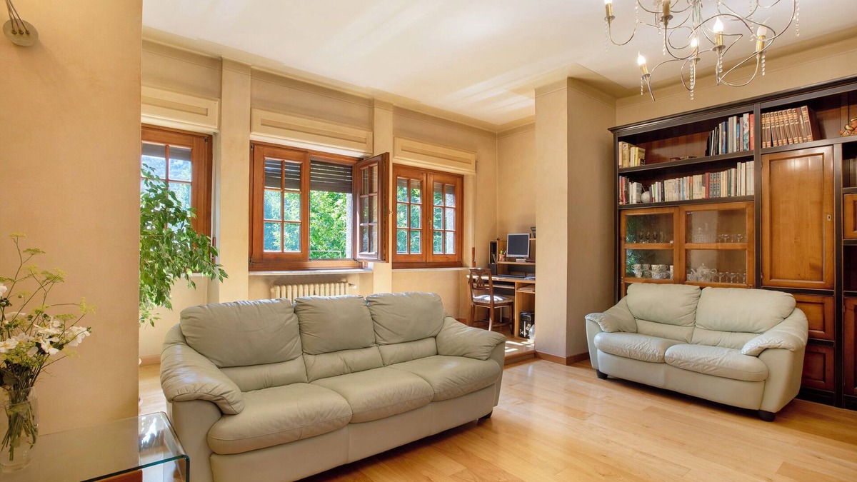 Aosta Apartment | Apartment 'Il Giardino Di Aosta' with Mountain View, Shared Garden and Wi-Fi
