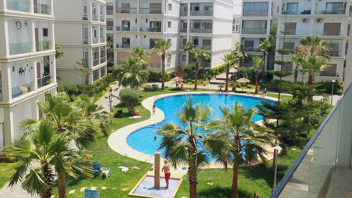 Bouznika Apartment | Apartment in Bouznika with pool view