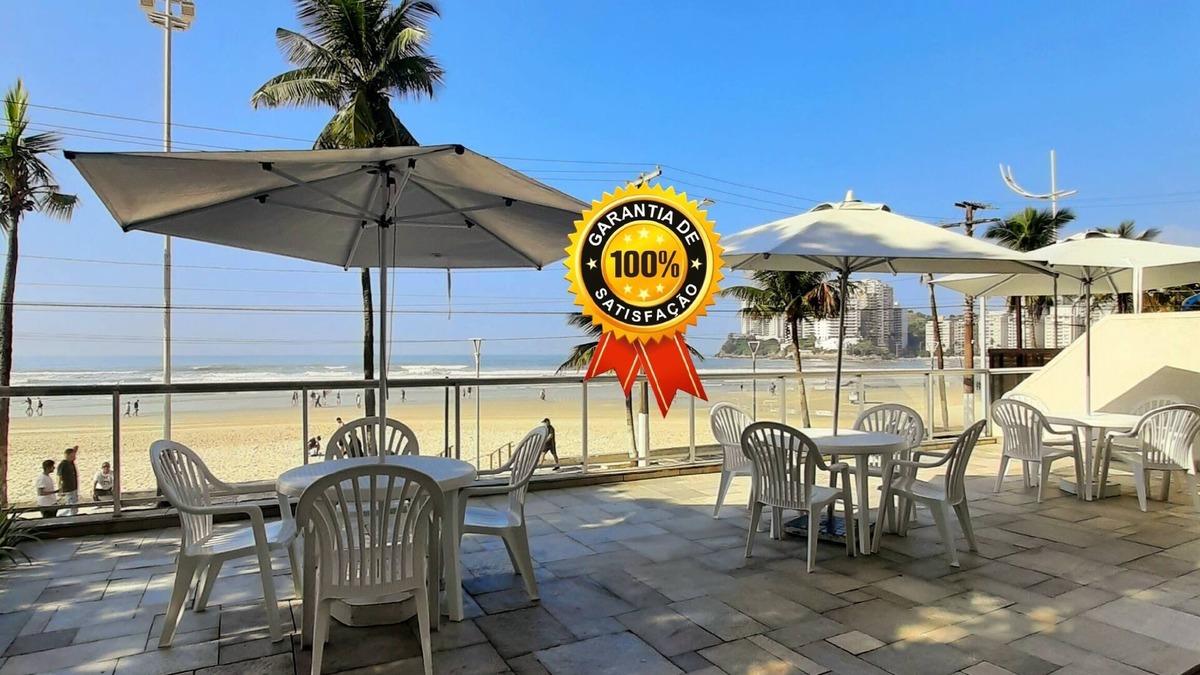 Vila Luis Antonio Apartment | Apartment in Guarujá, facing the sea, beach service, wi-fi, NETFLIX, air conditioning, garage