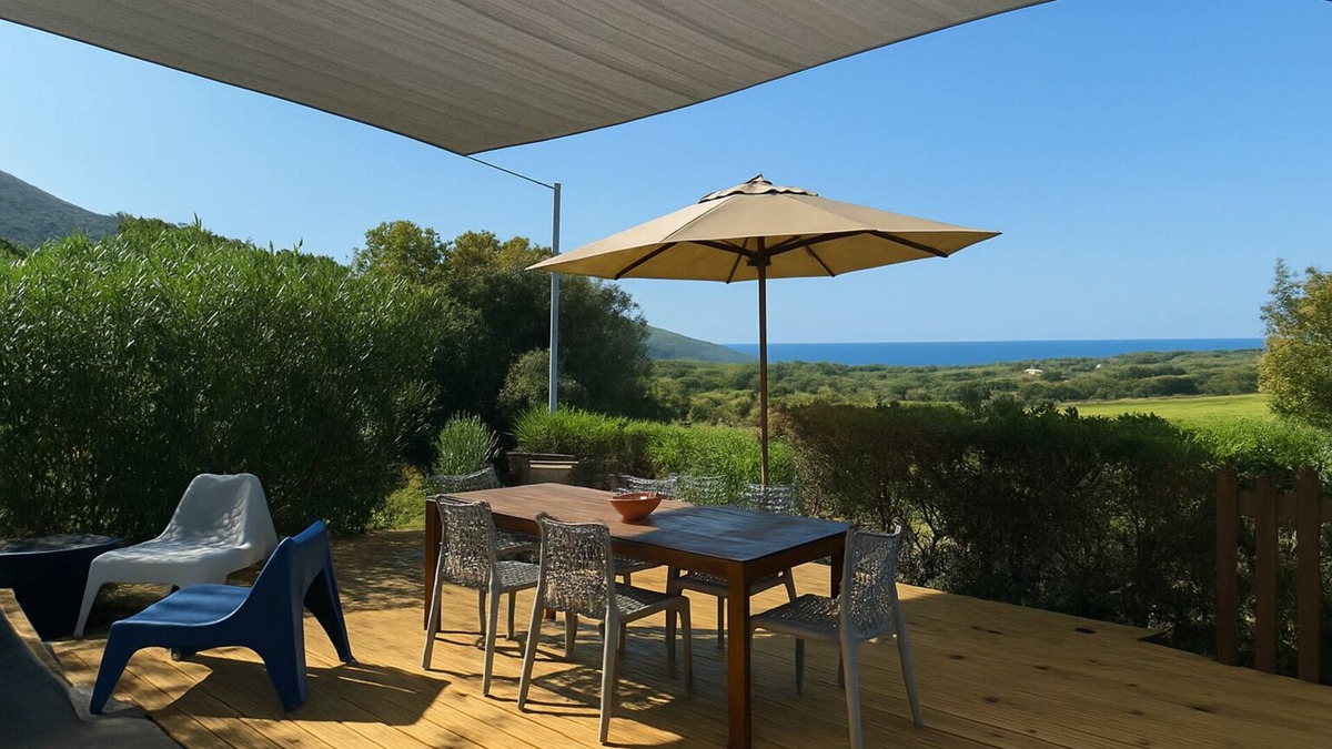 Cargese Apartment | Apartment in the maquis facing the sea, 5mm from the beach and shops