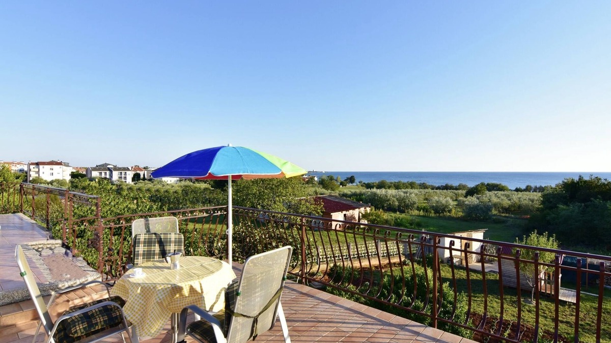 Zambratija Apartment | Apartment Luciana2 sea view terrace, barbecue, Wi-Fi, parking space