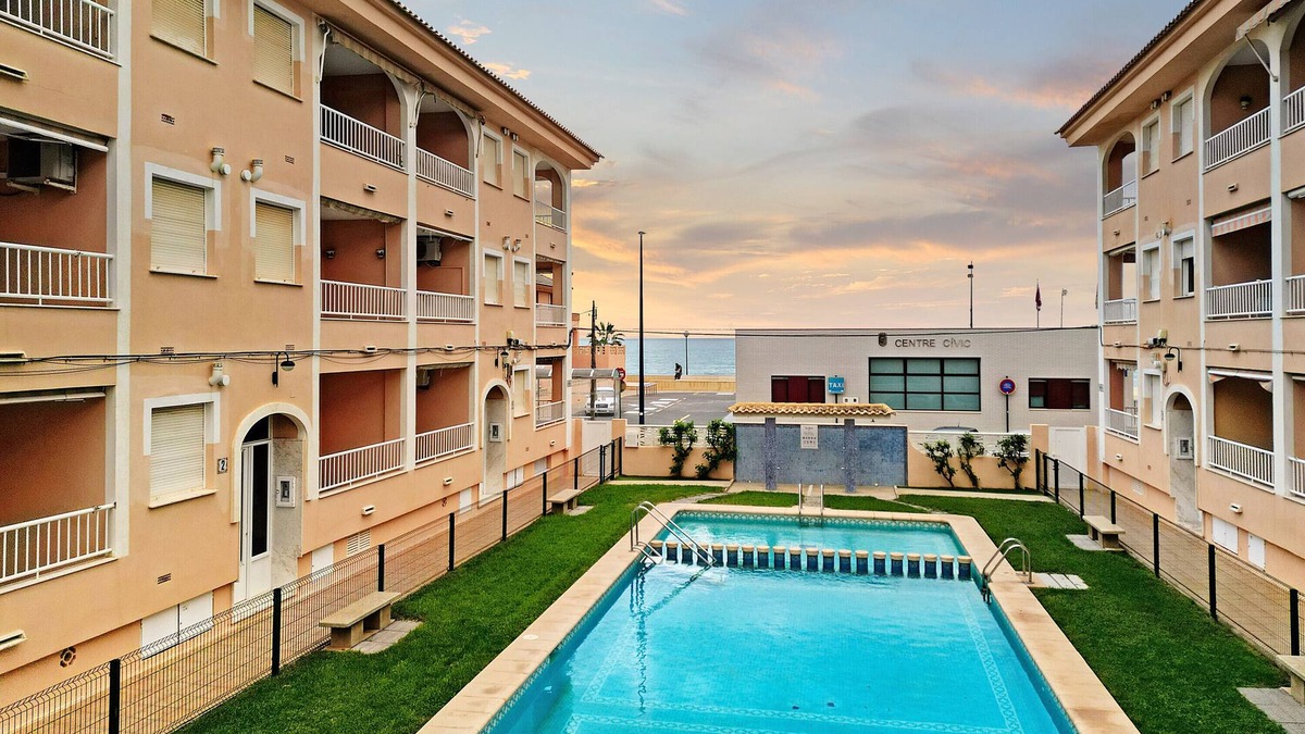 Miramar Apartment | Apartment 'Mar Mediterrània Miramar' with Sea View, Shared Pool and Wi-Fi