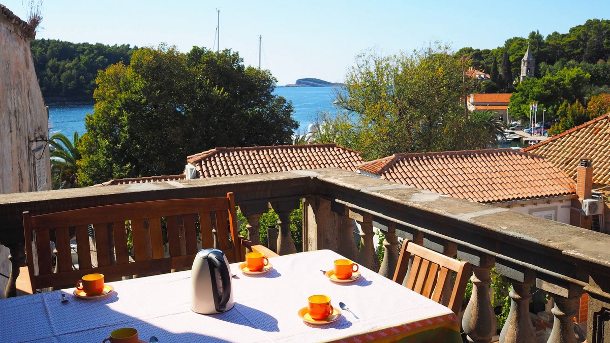Cavtat Old Town Apartment | Apartment Mengula - Two Bedroom Apartment with Terrace and Sea View