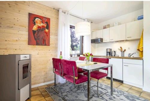 Zueschen Apartment | Apartment mit Kamin-Sonnendurchflutet-Balkon
