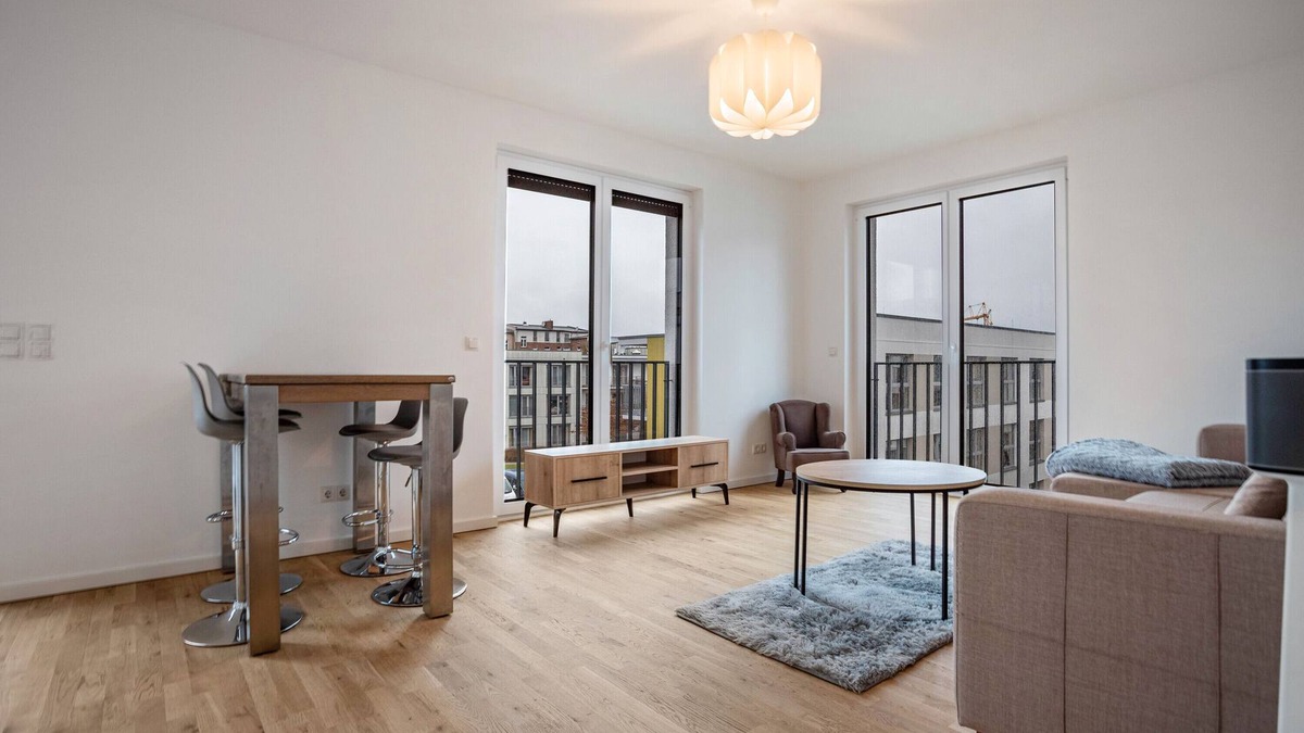 Greifswald Apartment | Apartment 'Modernes Loft In Greifswald' with Balcony and Wi-Fi