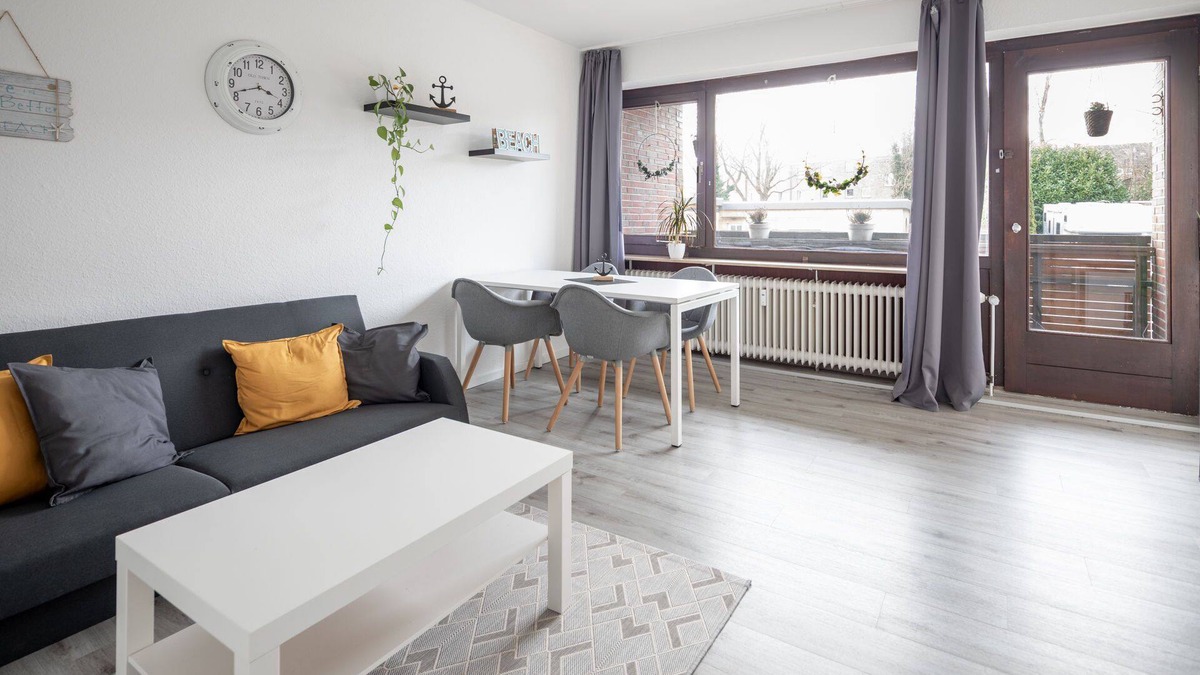 Ebkeriege Apartment | Apartment Möwe, 3 ZKB with balcony in WHV