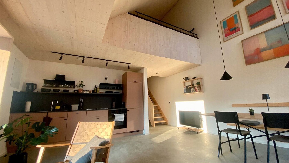 Sigmarszell Apartment | Apartment 'Noir' with Mountain View, Balcony and Wi-Fi