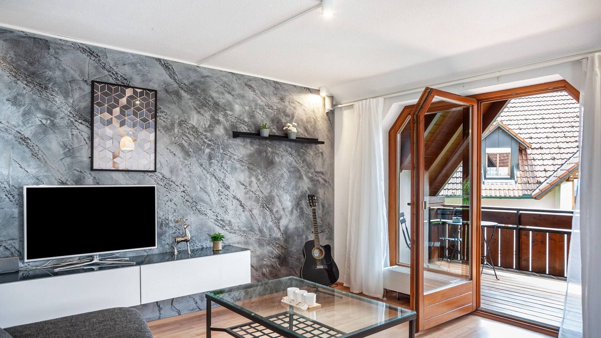 Bad Wurzach Apartment | Apartment 'Penthouse Müller' with Balcony and Wi-Fi