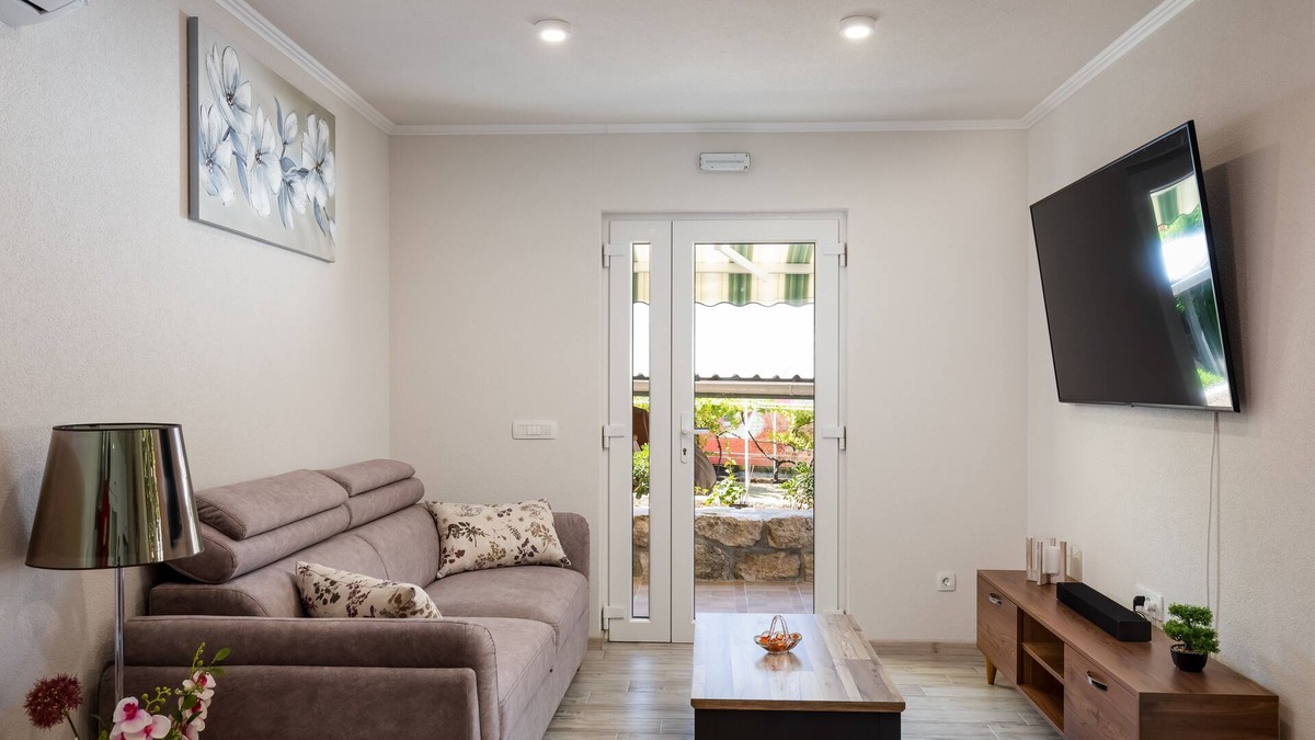 Trsteno Apartment | Apartment Pod Nespolom - One Bedroom Apartment with Terrace