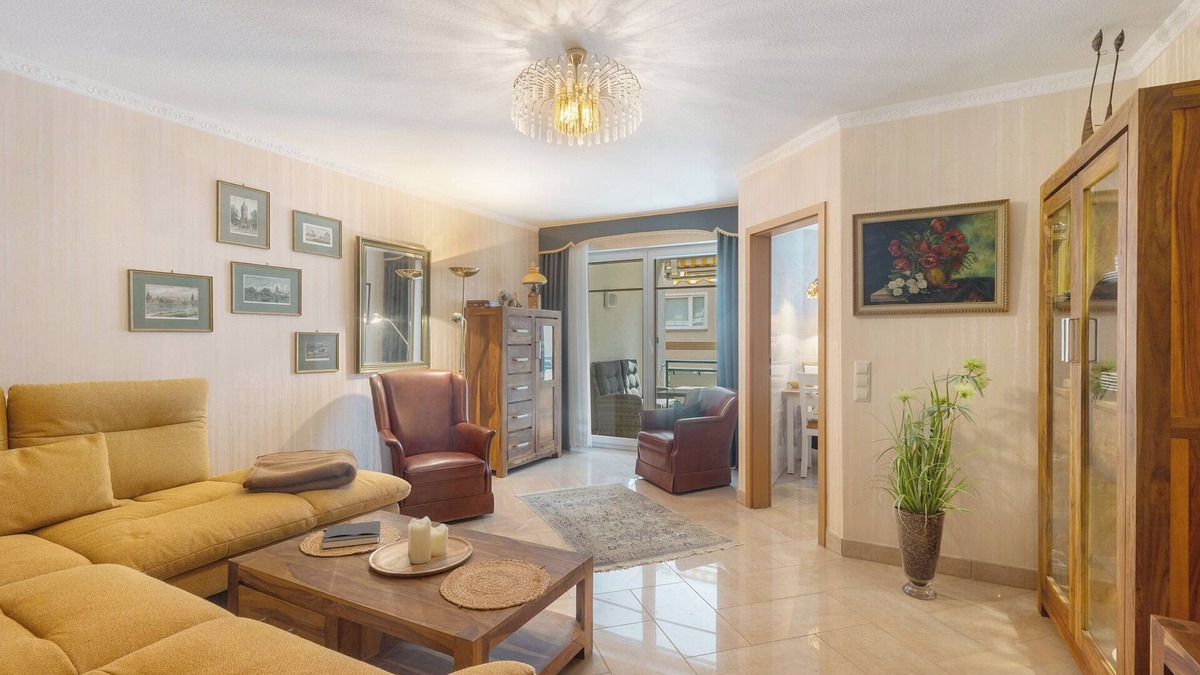 Bad Orb Apartment | Apartment 'Roswitha Am Park' with Balcony
