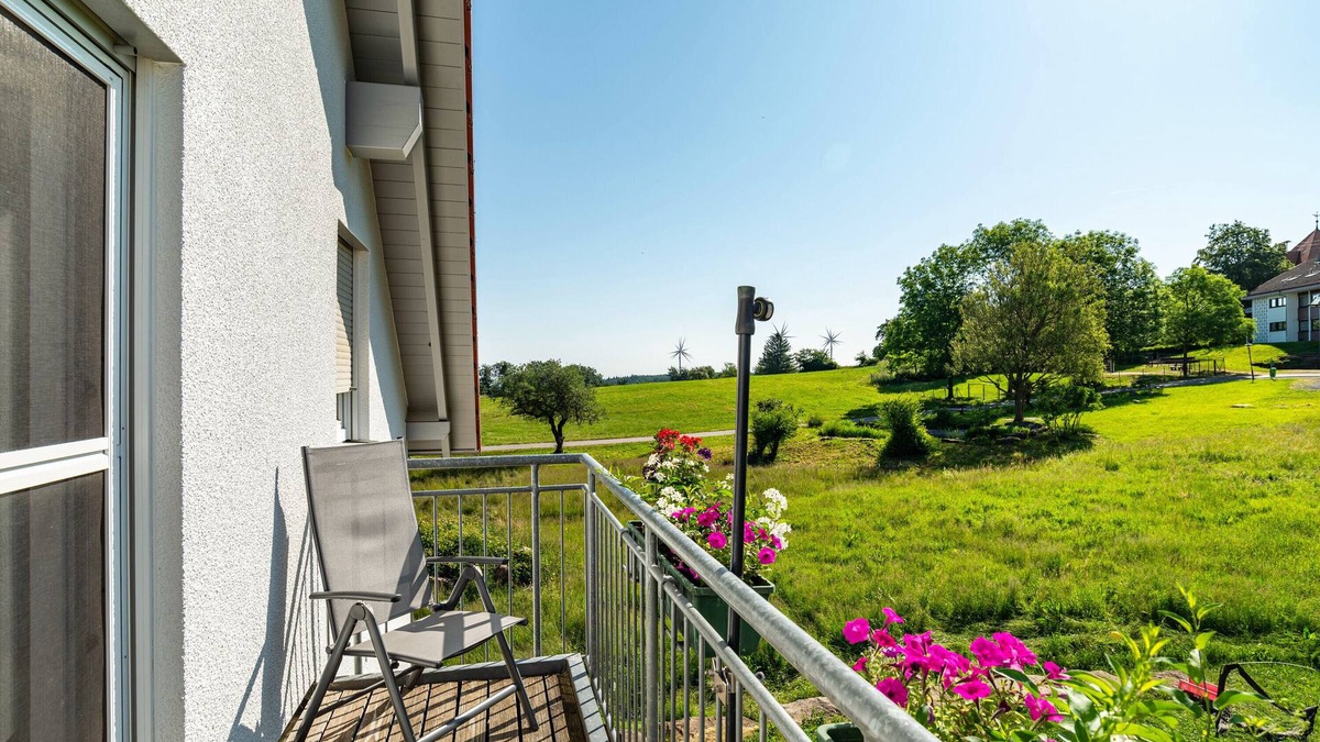 Bad Herrenalb Apartment | Apartment "Schwalbenhof Dreßler und Duss für 2 Personen" with Balcony & Wi-Fi