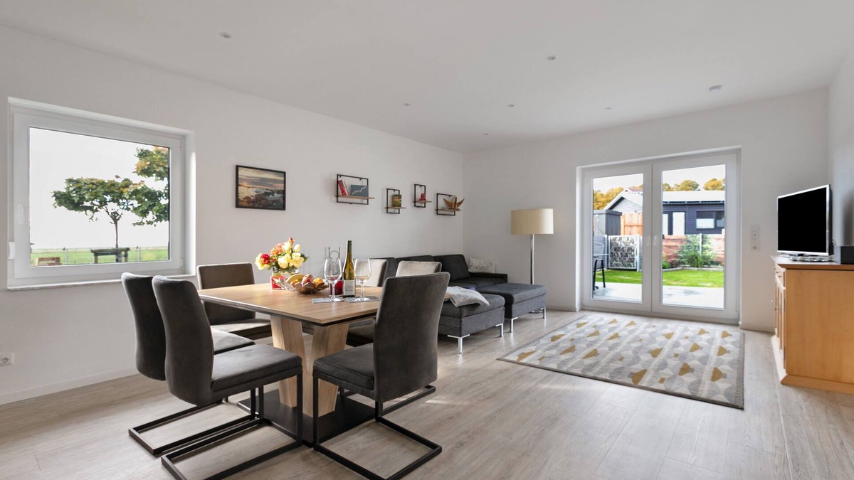 Kronprinzenkoog Apartment | Apartment 'Seelenwärmerstuuv' with Private Terrace, Private Garden and Wi-Fi