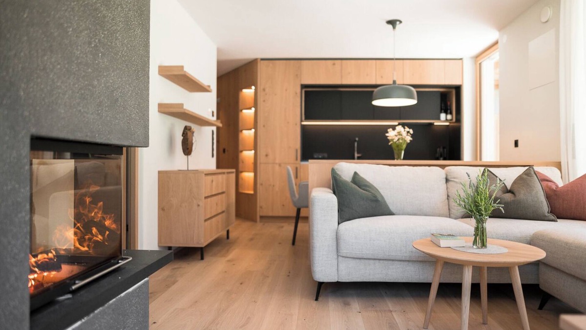 Pracupola Apartment | Apartment 'Sunnseit 3' with private garden and sauna