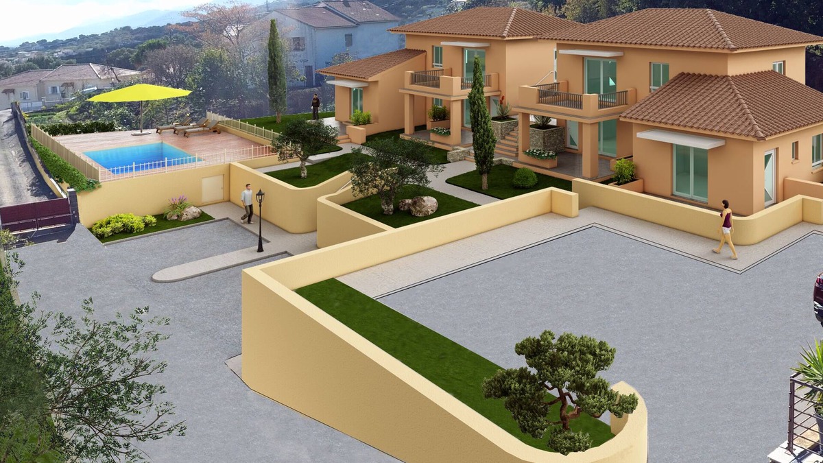 Bastia Apartment | Apartment T3 en, piscine, Rez de jardin, vue mer, Corse, (2 Glits)