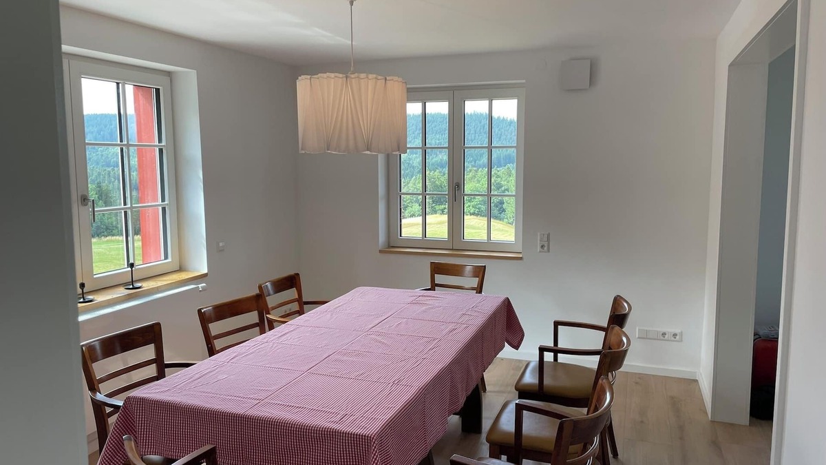 Lauterbach Apartment | Apartment 'Waldwiese' with Mountain View and Balcony