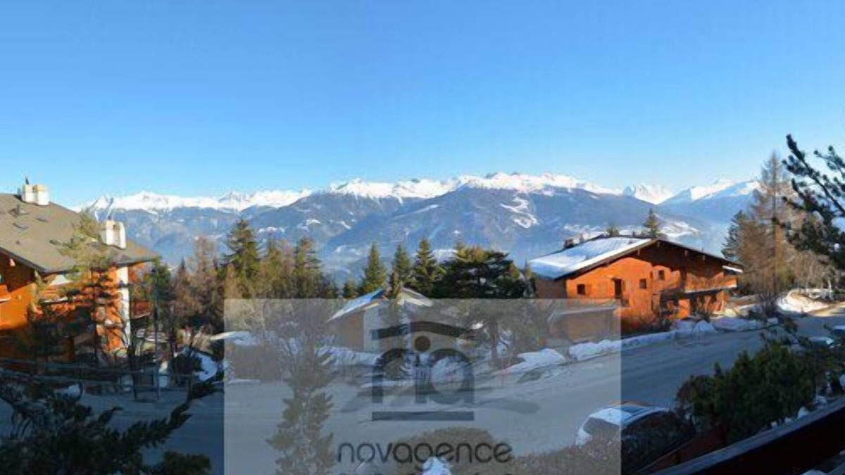Anzere Apartment | Apartment with an entrance corridor, 1 bedroom with 2 simple beds and 1 bathroom/WC. Living-room wit