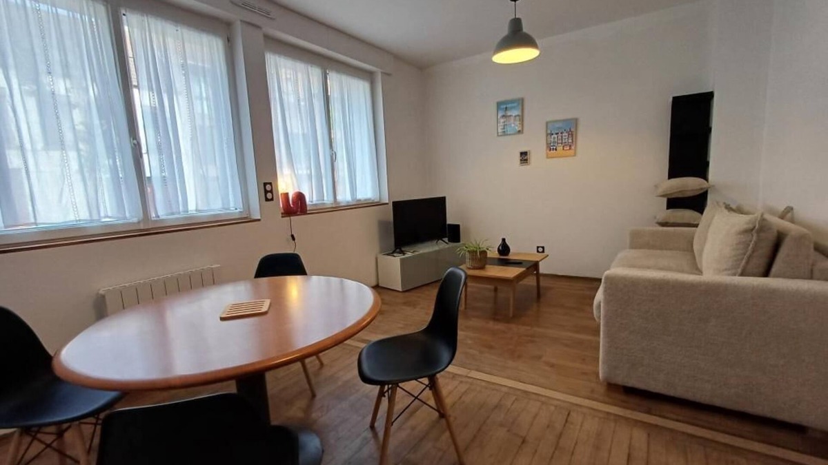 Dunkerque-Sud Apartment | Apartment with garden - Near downtown and train station