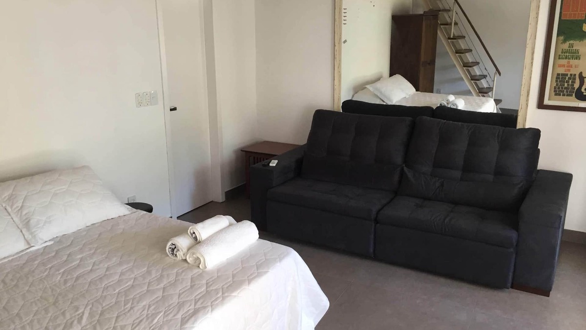 Florianopolis Apartment | Apartment with mezzanine a few steps from the lagoon