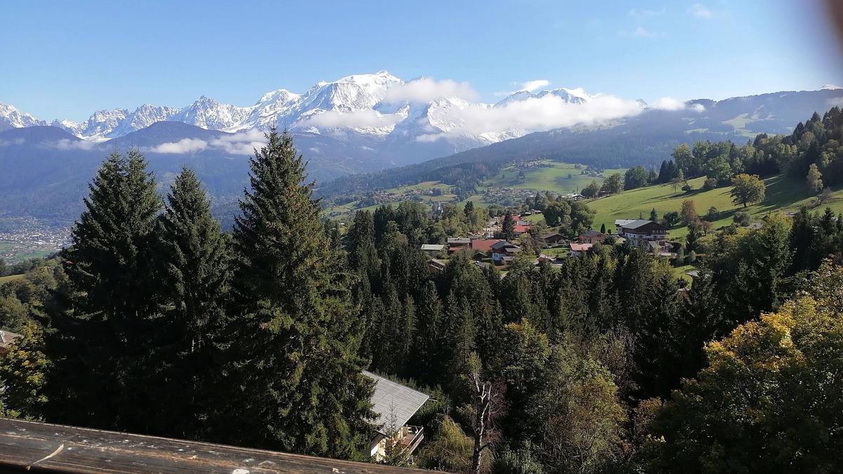 Combloux Apartment | Apartment with panoramic view and pool