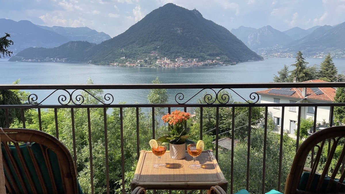 Sulzano Apartment | Apartment with wonderful lake view