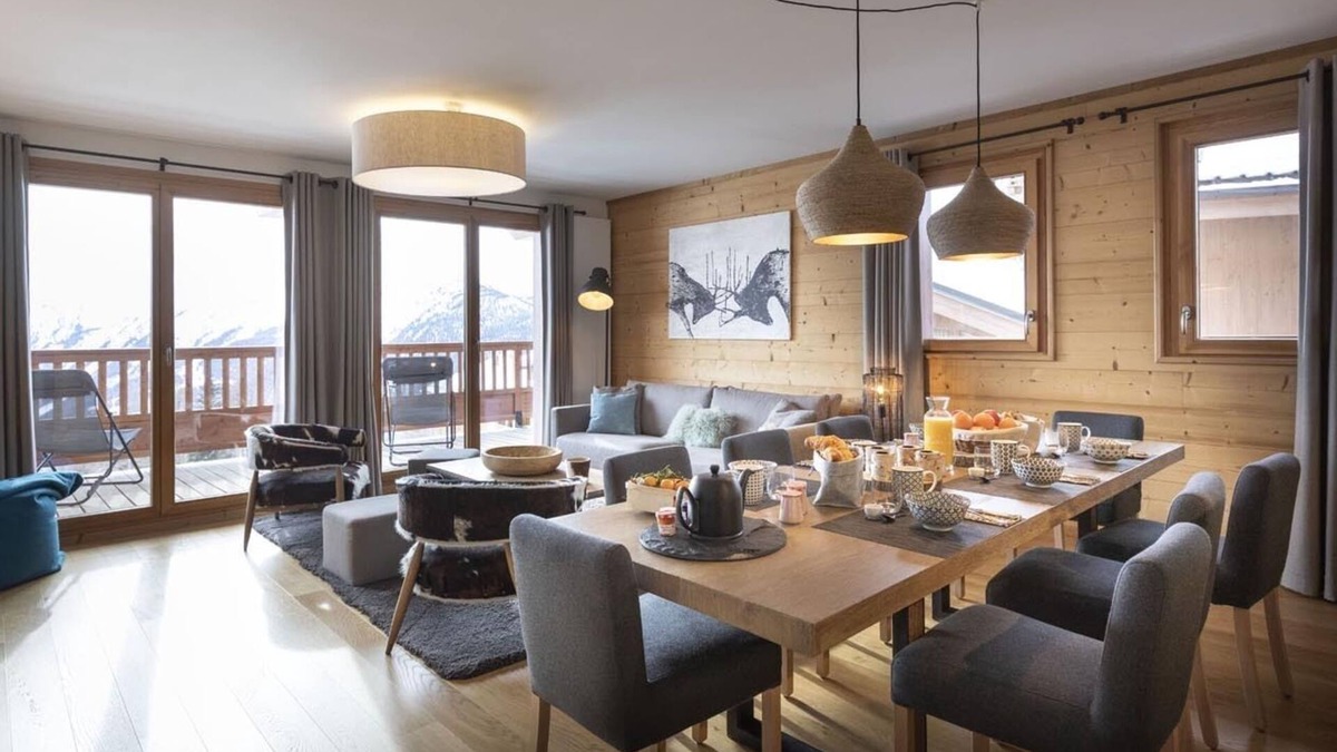 Les Eucherts Apartment | Appart 130m², full services 4 *, 4 bedrooms, 4 bathrooms/d, south balcony and 2 parking spaces