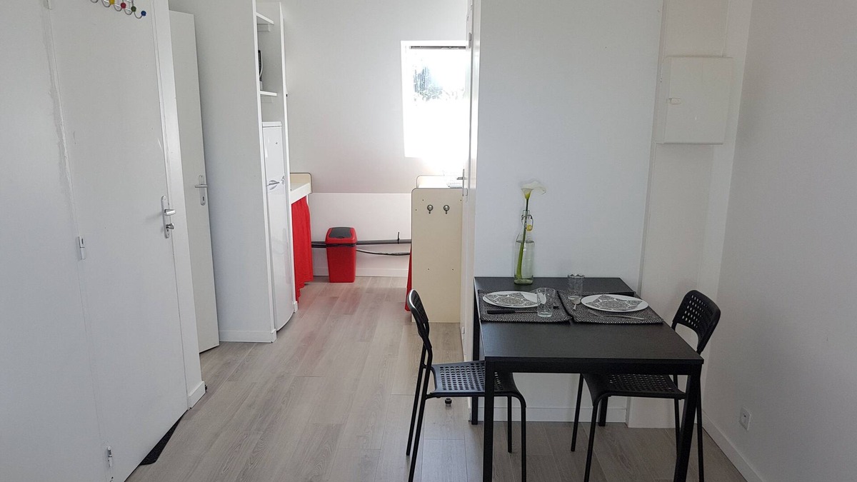 Plouzane Apartment | "Appart-Etape": T1bis 24m², R + 1, furnished for 2 or 3 people, from 2 nights