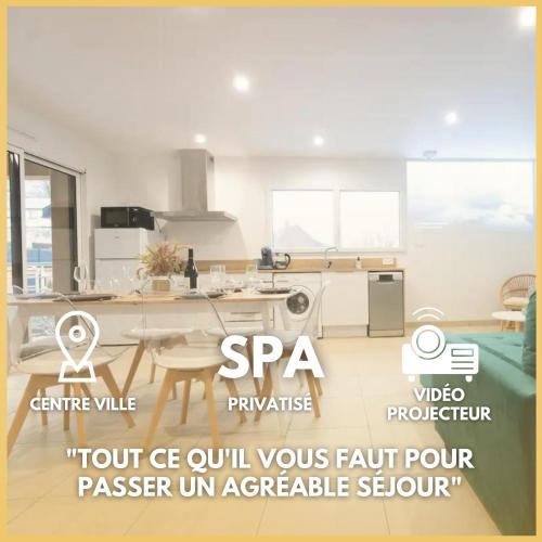 La Gacilly Apartment | Appart Hôtel La Gacilly-centre ville-SPA-parking