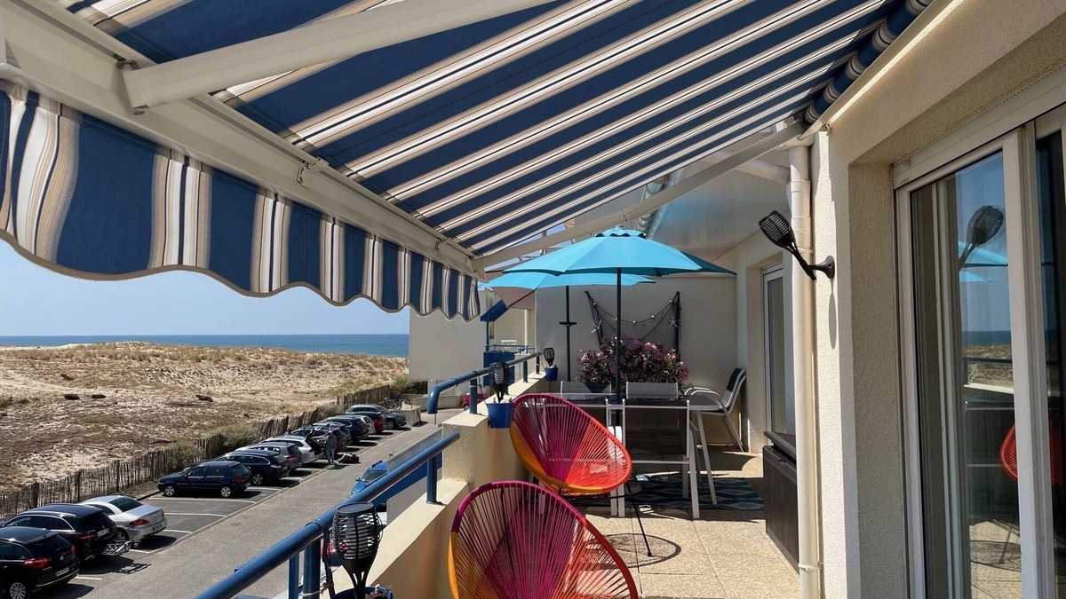 Lacanau-Ocean Apartment | Appart: T3 Front DE MER -orienté SUD - Terrasse 22 M2-2 Piscines- Parking