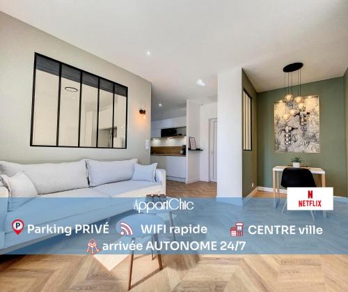 Creon Apartment | AppartChic - appartement standing - plein Centre & Parking privé