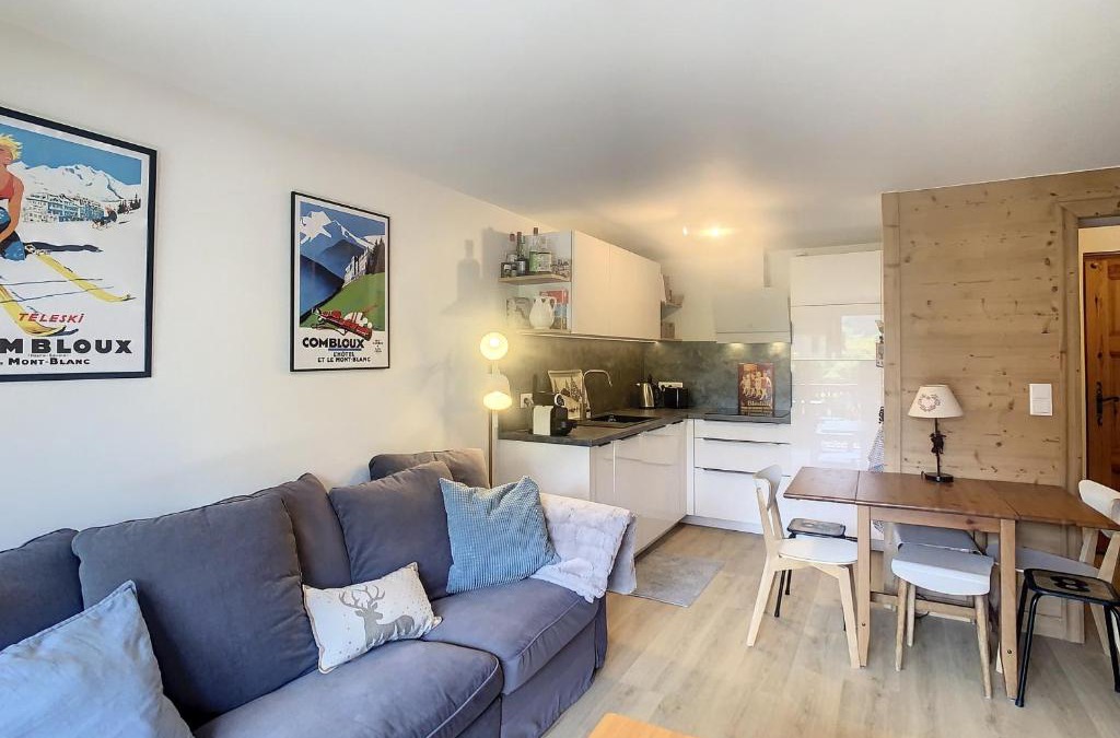 Combloux Apartment | Appartement 2 pièces + cabine à proximité du village et téléski, cuisine équipée - FR-1-560-89