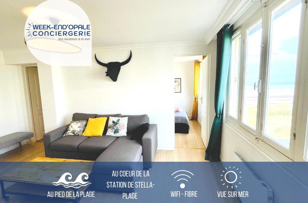 Stella-Plage Apartment | Appartement Cocoon - Face mer - Stella-Plage