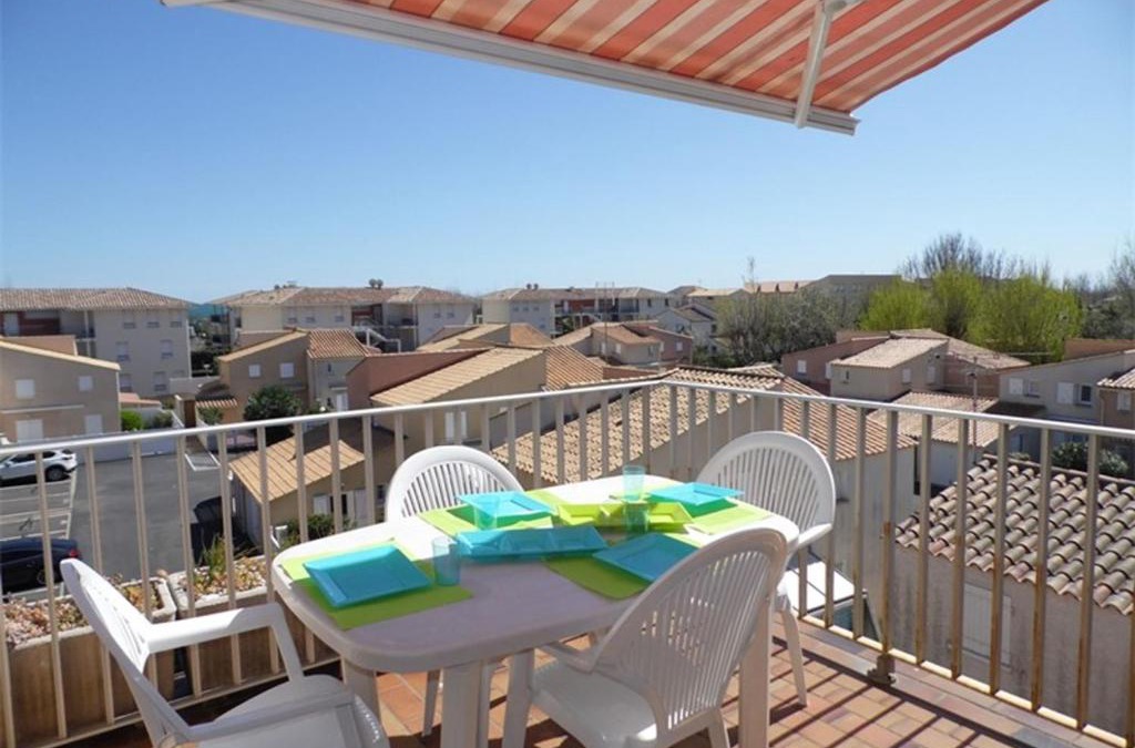 Marseillan Apartment | Appartement cosy 2 pièces cabine, terrasse, WIFI, parking privé, proche plage à Marseillan - FR-1-326-516