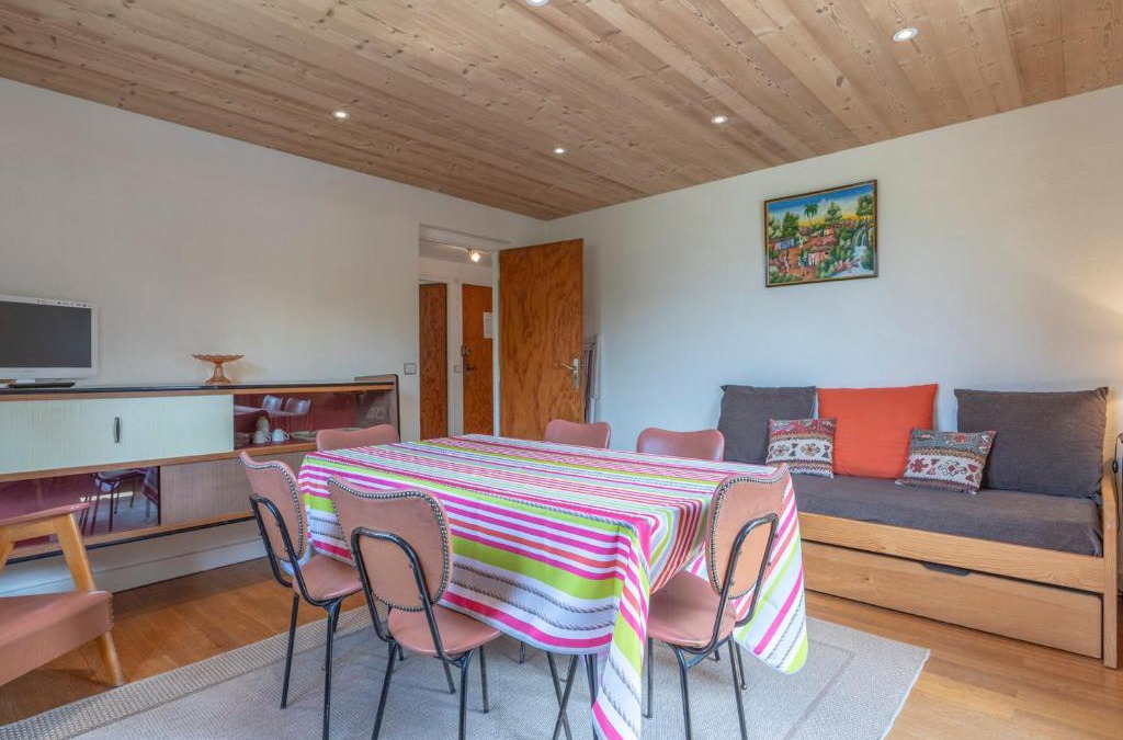 Megeve Apartment | Appartement cosy 4 pers, 1 ch, proche télécabines et centre, balcon exposé sud, parking, wifi - FR-1-453-59