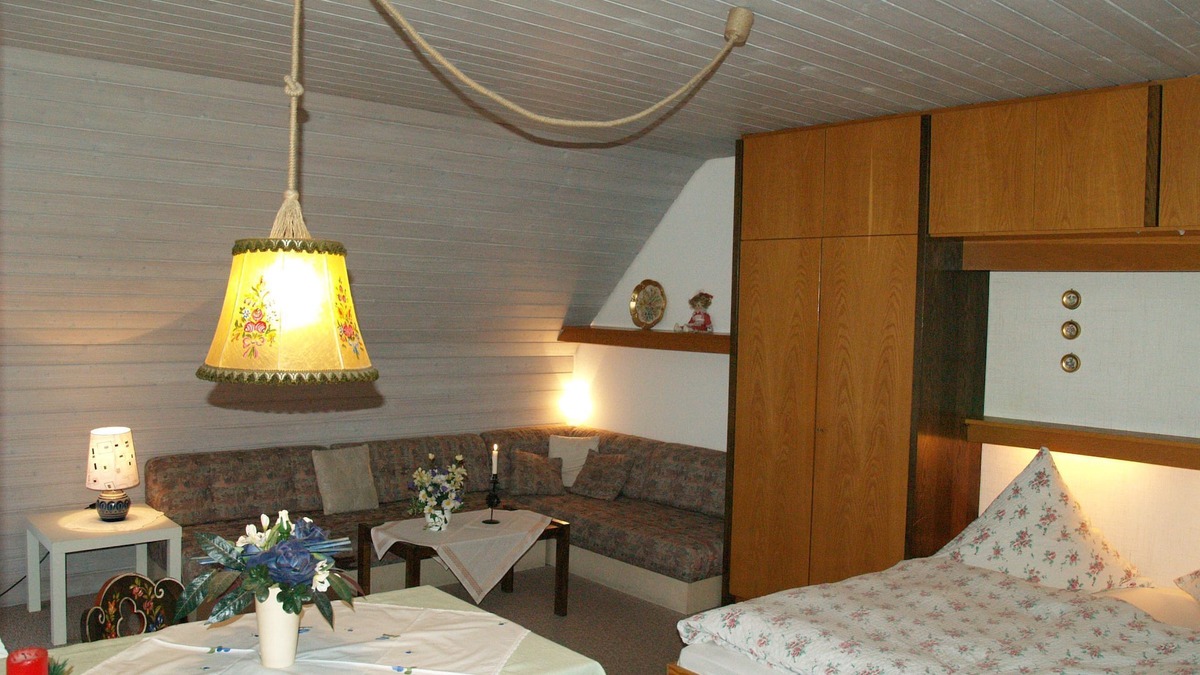 Uehlingen-Birkendorf Apartment | Appartement 1 mit Dusche/WC, Kochnische und Balkon