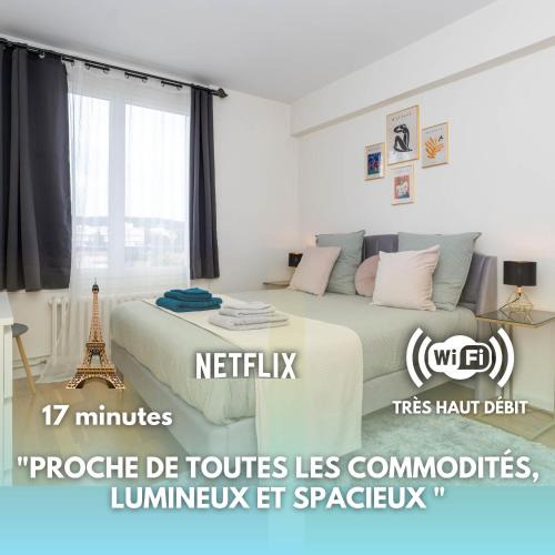 Cormeilles-en-Parisis Apartment | Appartement fonctionnel, balcon ,2 minutes gare ,17 minutes Paris