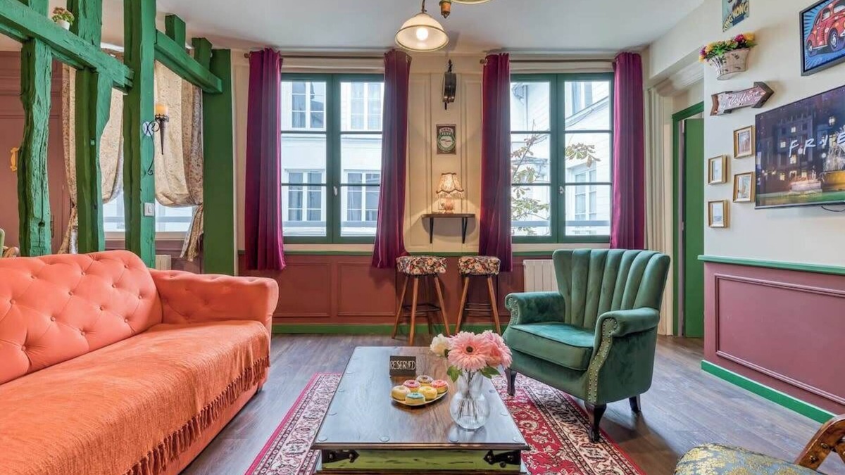 Quartier Vieux Marche-Cathedrale Apartment | Appartement Friends, immersion dans votre série culte à Rouen