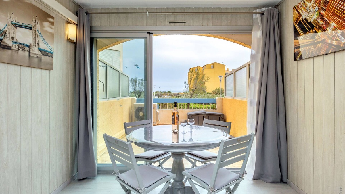 Port Leucate Apartment | Appartement Port Leucate vu mer pour 4 personnes