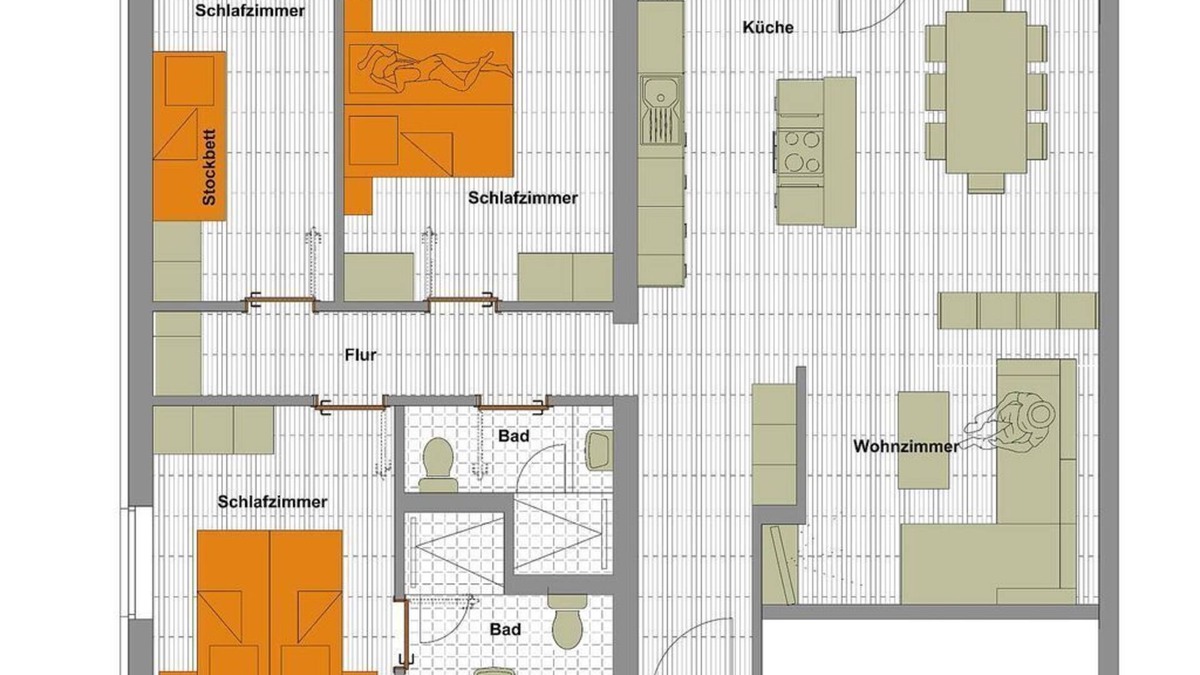 Warth Apartment | Appartement Seebachsee - apartment/flat, bathroom, WC, 3 bedrooms