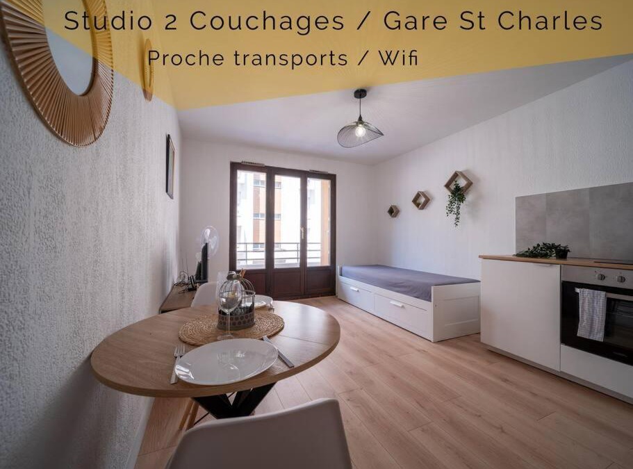 Saint-Lazare Apartment | Appartement tout équipé balcon à 5min de la gare St Charles