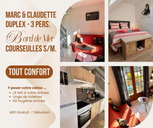 Courseulles-sur-Mer Apartment | APPT 4P - Manoirs 1 à la Mer Chez Claudette & Marc