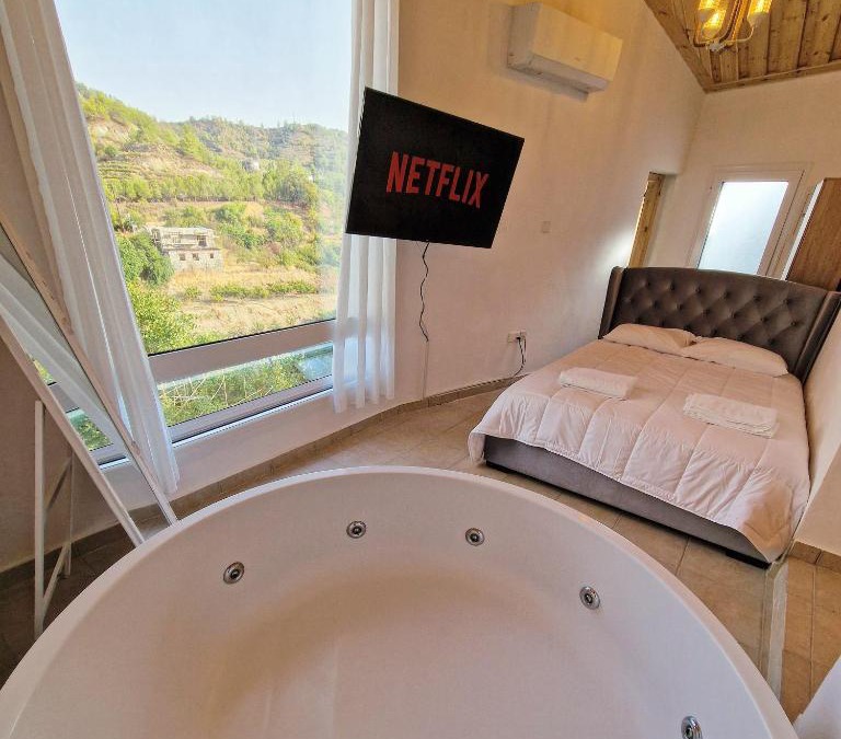 Agros Apartment | Aprosmeno Jacuzzi House 4